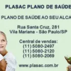 Imagem 1 da empresa PLASAC PLANO DE SAÚDE Seguros de Saúde - Empresas em São Paulo SP